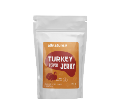 Allnature TURKEY pepper Jerky 100g