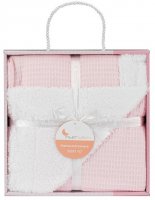 Interbaby deka kostičky & beránek - růžová