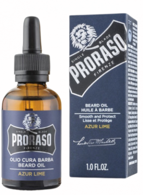 Proraso Olej na plnovous se středozemními citrusy Azur Lime (Beard Oil) 30ml