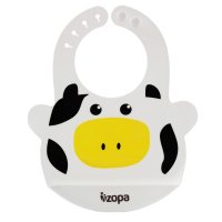 ZOPA Silikonový bryndák, Cow 1ks