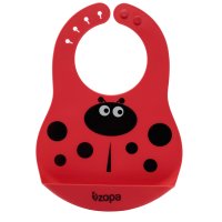 ZOPA Silikonový bryndák, Ladybird 1ks