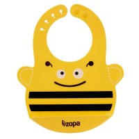 ZOPA Silikonový bryndák, Bee 1ks