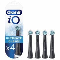 Oral-B iO Ultimate Clean Černé Kartáčkové Hlavy 4 ks