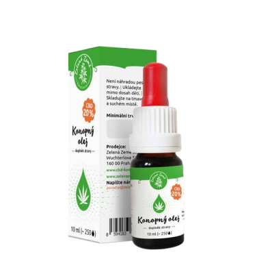 CBD Konopný olej 20% 10 ml