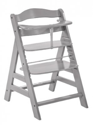 Hauck Alpha+ dřevená židle, grey