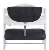 Hauck Polstrování Deluxe k židli Alpha+, Melange charcoal