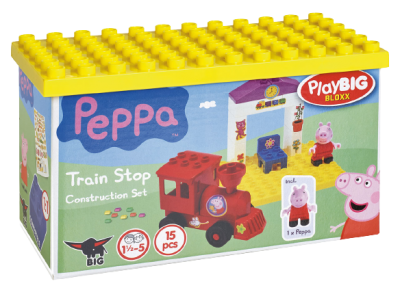 PlayBig BLOXX Peppa Pig Železniční zastávka
