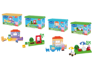 PlayBig BLOXX Peppa Pig Základní set 4 druhy