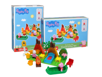 PlayBig BLOXX Peppa Pig Kempingová sada