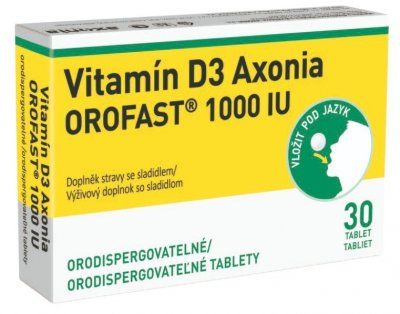 Orofast Vitamin D3 AXONIA 1000 IU 30 tablet