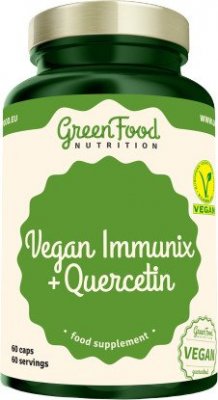 GreenFood Nutrition Vegan Immunix + Quercetin 60 kapslí