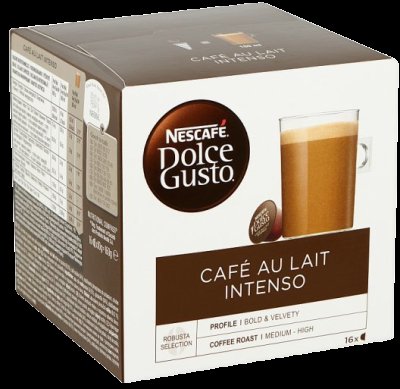 NESCAFÉ Dolce Gusto® Café au Lait Intenso kávové kapsle 16ks NESCAFÉ Dolce Gusto® Café au Lait Intenso kávové kapsle 16ks