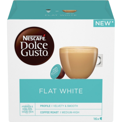 NESCAFÉ Dolce Gusto® Flat White kávové kapsle 16ks NESCAFÉ Dolce Gusto® Flat White kávové kapsle 16ks