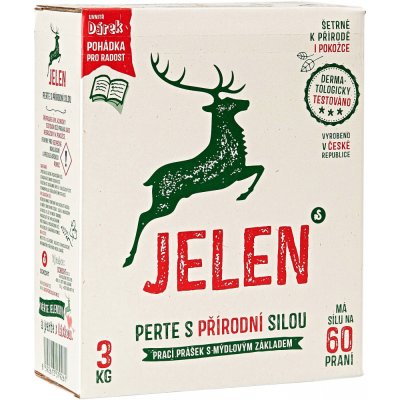 II. jakost JELEN PRACÍ PRÁŠEK 60 DÁVEK BOX 3 KG