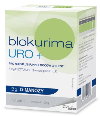 II. jakost Blokurima URO+ 2g d-manózy 30 sáčků