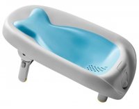 SKIP HOP Lehátko na koupání skládací Moby modré 0-6m