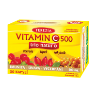 Terezia Vitamin C 500 mg trio natur+ 30 kapslí