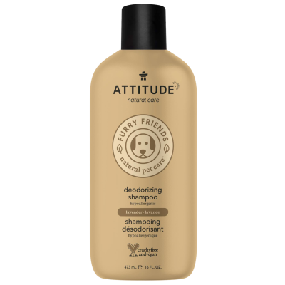 Attituda Furry Friends Přírodní šampon pro zvířecí mazlíčky odstraňující zápach 473ml