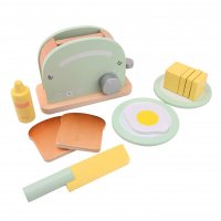 Jouéco Dřevěný toustovač 36m+ 7ks