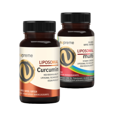 Nupreme Liposomal Curcumin + Liposomal Multivitamin 2x30 kapslí