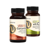 Nupreme Liposomal Vitamín C + Liposomal Curcumin 2 x 30 kapslí