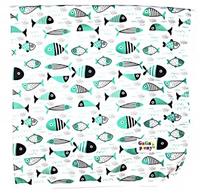 GaGa's pleny Přebalovací podložka Fish - 74x74cm