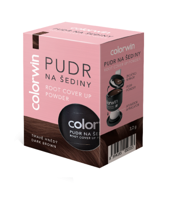 Colorwin Pudr na šediny tmavě hnědý 3.2 g