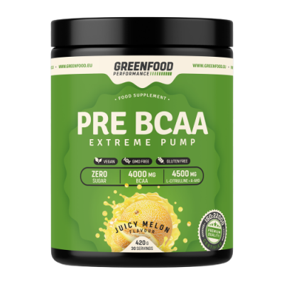 GreenFood Nutrition Performance Pre-BCAA Juicy Melon 420g