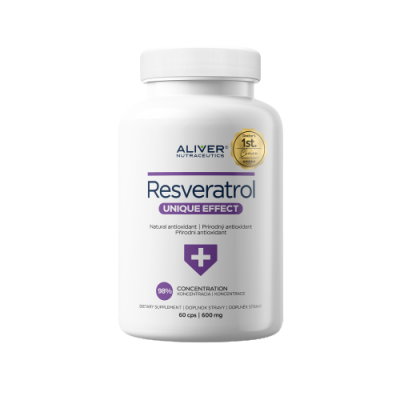 ALIVER NUTRACEUTICS Doctor´s 1st. choice Resveratrol 60 kapslí