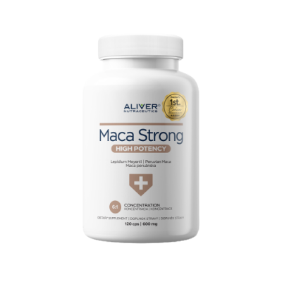 ALIVER Maca Strong 120 kapslí