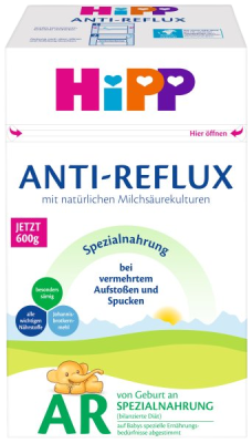 Hipp Speciální kojenecká výživa Anti-Reflux od narození, 600 g