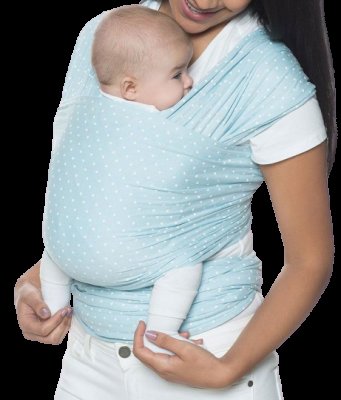 II. jakost Ergobaby ŠÁTEK/Aura Wrap - Baby Blue - JA