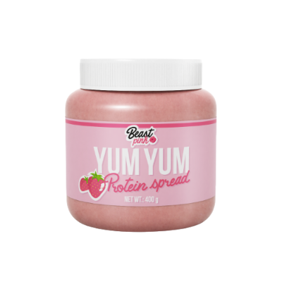 BeastPink Yum Yum Proteinová pomazánka jahoda 400g