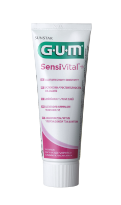 GUM SensiVital+ zubní gel pro citlivé zuby s CPC 0,05 %, 75ml
