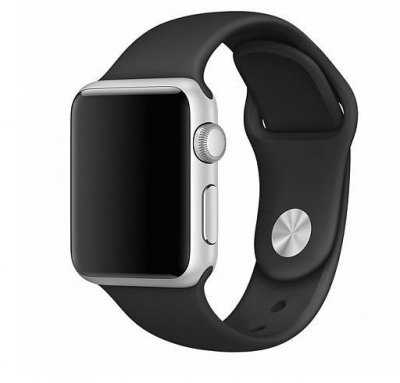 COTEetCI silikonový sportovní náramek pro Apple watch 38/40mm černý