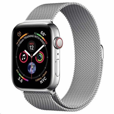 COTEetCI ocelový magnetický řemínek pro Apple Watch 42/44mm stříbrný