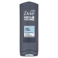 Dove Men+Care Cool Fresh sprchový gel na tělo a tvář 250 ml