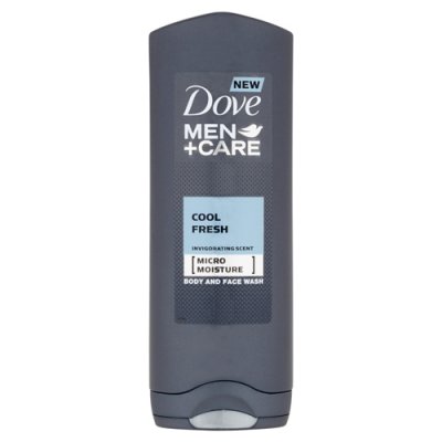 Dove Men+Care Cool Fresh sprchový gel na tělo a tvář 250 ml