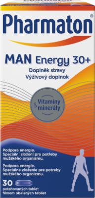 II. jakost Pharmaton Man ENERGY 30+, tbl.30