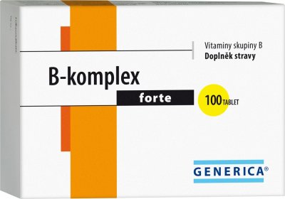 II. jakost B-komplex forte Generica tbl.100