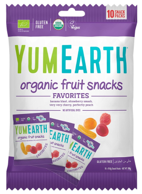 YumEarth BIO Ovocné želé bonbony mini balení - Mix příchutí 10x19,8 g YumEarth BIO Ovocné želé bonbony mini balení - Mix příchutí 10x19,8 g
