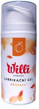 Willi Lubrikační gel broskev 100ml
