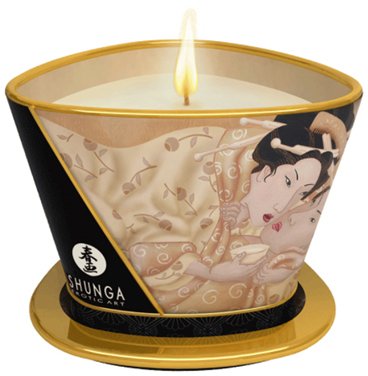 Shunga Masážní svíčka Desire & Vanilla 170ml