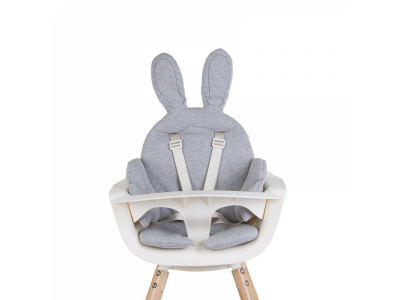 Childhome Sedací podložka do dětské židličky Rabbit Jersey Grey