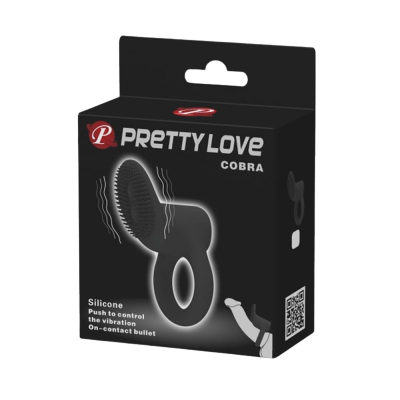 Pretty Love erekční kroužek - Cobra black
