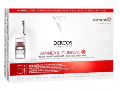 II. jakost VICHY Dercos Aminexil Clinical 5 ženy 21x6ml