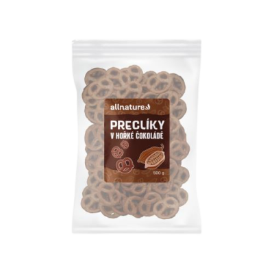 Allnature Preclíky v hořké čokoládě 500g