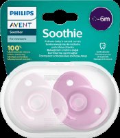 Philips Avent Šidítko Soothie 0-6m dívka, 2 ks