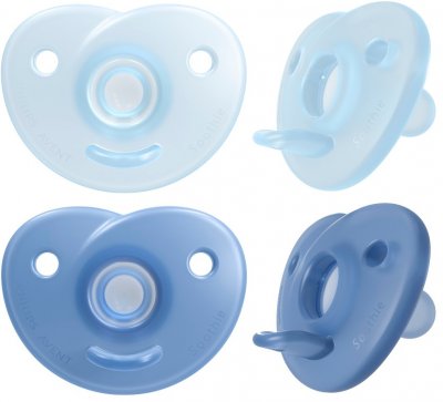 Philips Avent Šidítko Soothie 0-6m chlapec, 2ks