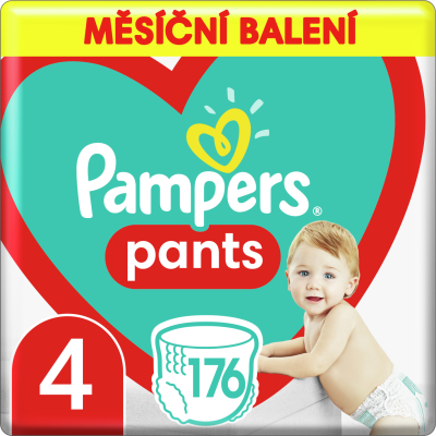 II. jakost Pampers kalhotkové plenky Monthly Box S4 176ks